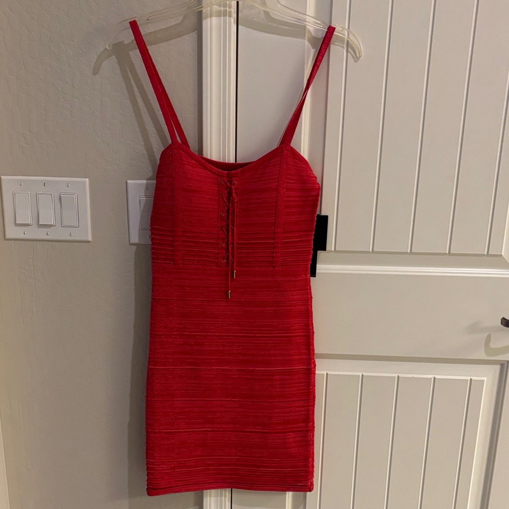 NWT Baby Phat Red Strappy Mini Dress